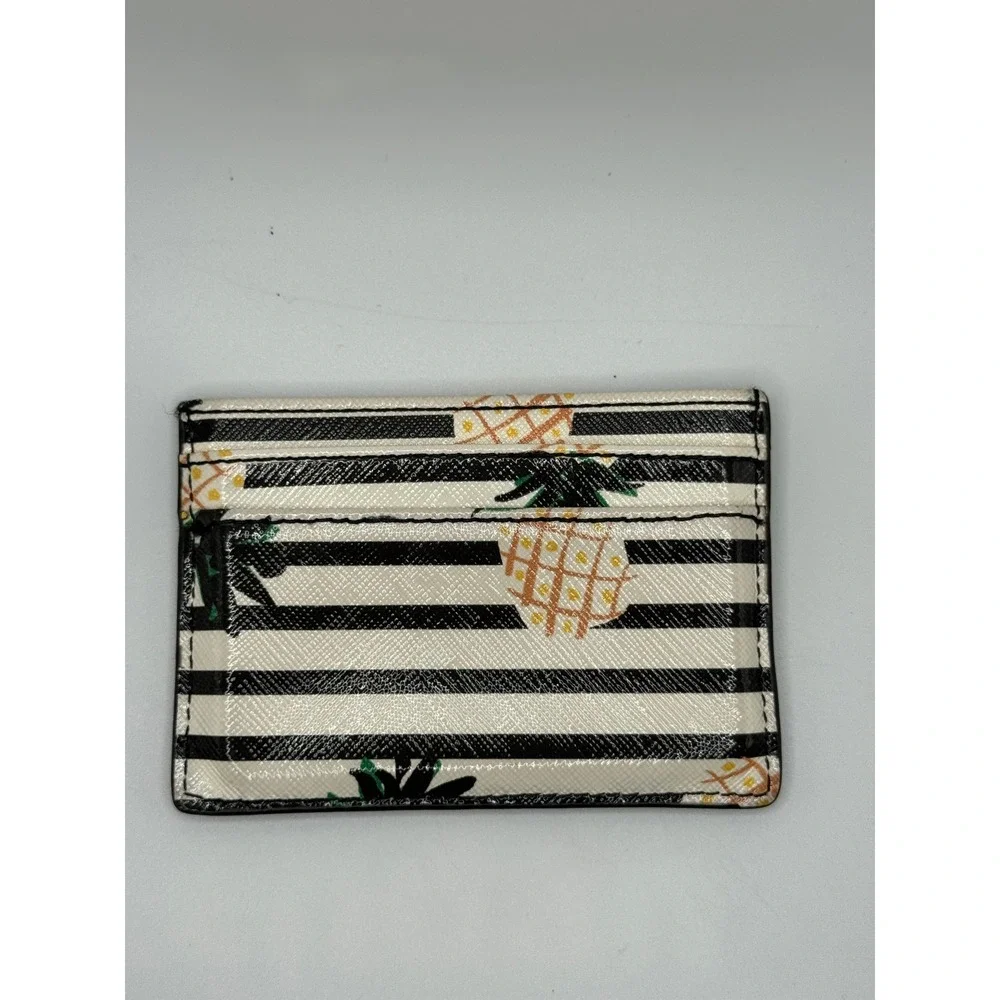 Kate Spade New York Card Holder Stripe‎ Pineapple Credit Card Case